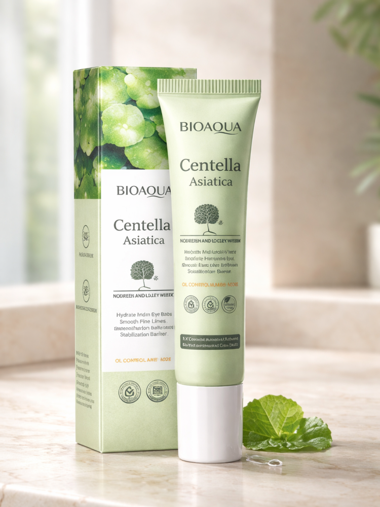 Centella Asiatica paakių kremas BIOAQUA – drėkinantis, raminantis, 30 ml